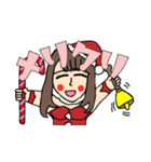 炎のクリスマスガールズ（個別スタンプ：5）