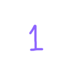 A's数字（個別スタンプ：1）