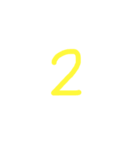 A's数字（個別スタンプ：2）