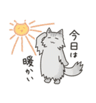 40匹の冬ねこ！（個別スタンプ：8）