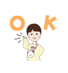 ずっと使えます☆日常会話（個別スタンプ：5）
