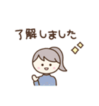 冬のスタンプ★女の子/男の子（個別スタンプ：2）