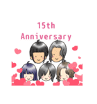 5人の愉快な仲間たち☆15周年記念ver.（個別スタンプ：6）