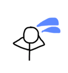 手書き棒人間スタンプ24種〜（個別スタンプ：9）