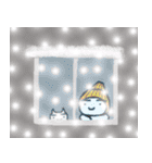 ちびまるズ。クリスマス冬スタンプ丁寧語（個別スタンプ：34）