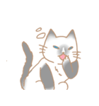 お寺ねこのラグ（個別スタンプ：3）