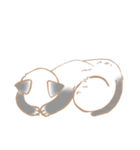 お寺ねこのラグ（個別スタンプ：12）