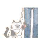 お寺ねこのラグ（個別スタンプ：27）