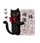 クリクリ黒猫♡日常会話スタンプ（個別スタンプ：26）