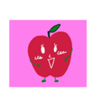 Dango apple and red egg（個別スタンプ：31）