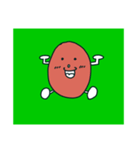 Dango apple and red egg（個別スタンプ：32）