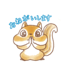 ふっくらシマリス（個別スタンプ：3）