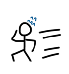 手書き棒人間スタンプ16種（個別スタンプ：6）