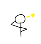 手書き棒人間スタンプ16種（個別スタンプ：14）