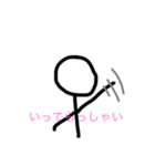 手書き棒人間スタンプ16種（個別スタンプ：15）