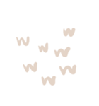 うっすいブラウン文字（個別スタンプ：16）