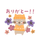 冬・年末年始♡可愛いゆるねこ（個別スタンプ：6）