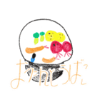 サンちゃんのゆるモジおえかき（個別スタンプ：11）