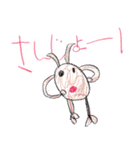 サンちゃんのゆるモジおえかき（個別スタンプ：16）
