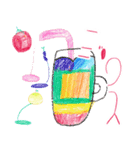 サンちゃんのゆるモジおえかき（個別スタンプ：32）