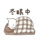 ねこねこ冬の寒がりスタンプ（個別スタンプ：9）