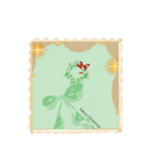 クリスマス記念切手（個別スタンプ：8）