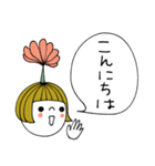 mottoの大人ぱっつんボブ♡吹き出し（個別スタンプ：2）