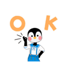 ペンちゃんレーサースタンプ01（個別スタンプ：11）