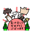 冬のお祝い穴リスタンプ（個別スタンプ：2）