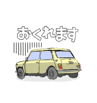 白いクラシックカー（個別スタンプ：2）