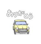 白いクラシックカー（個別スタンプ：6）