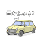 白いクラシックカー（個別スタンプ：8）