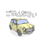 白いクラシックカー（個別スタンプ：11）