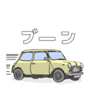 白いクラシックカー（個別スタンプ：12）