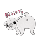 おはぎ ～黒パグの女の子～（個別スタンプ：14）