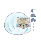 おはぎ ～黒パグの女の子～（個別スタンプ：38）