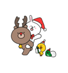 Miurin + LINE FRIENDS 冬（個別スタンプ：30）