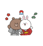 Miurin + LINE FRIENDS 冬（個別スタンプ：40）