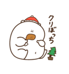 デブくま（クリスマスとお正月）（個別スタンプ：15）