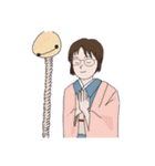 メガネ女史の冬（個別スタンプ：15）