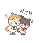 柴犬トリオ (いぬ)（個別スタンプ：4）