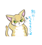 たくさんの猫たちのスタンプ♪よく使う言葉（個別スタンプ：11）