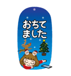クリスマスだよ♡かわいい女子【BIG】（個別スタンプ：6）