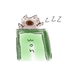 らくがきウォンバット（個別スタンプ：2）