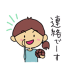 バスケ好き （女子）（個別スタンプ：7）