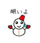 あけおめ★雪だるまのユキちゃん★正月版（個別スタンプ：25）