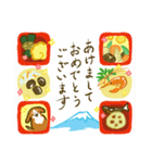 こいぬの秋冬（個別スタンプ：1）