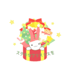 【動く】冬 クリスマス 本音で生きるウサギ（個別スタンプ：2）