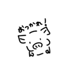 しんぷるぶた（個別スタンプ：6）