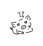 しんぷるぶた（個別スタンプ：10）